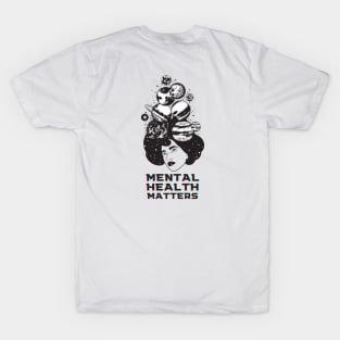 Mental Health Matters Space Design T-Shirt